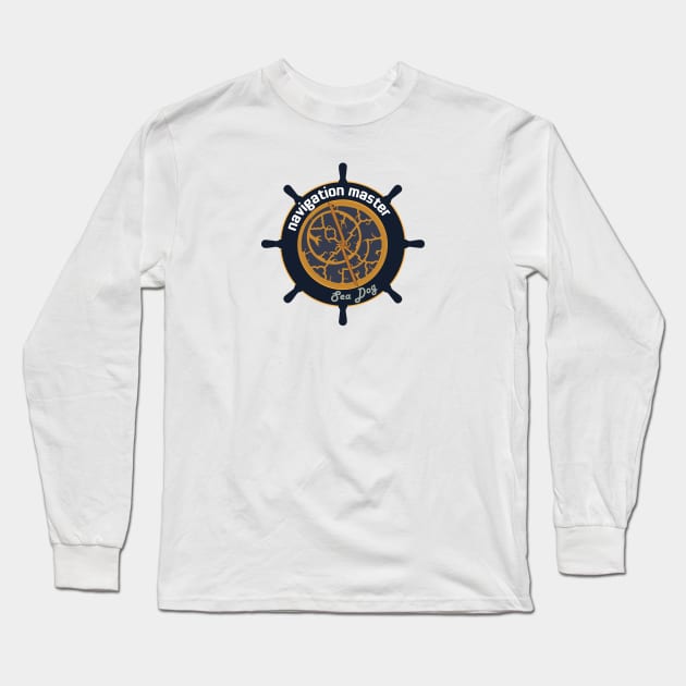 Navigation master Long Sleeve T-Shirt by Dedert